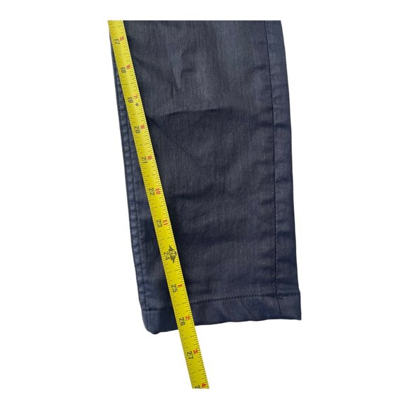 Size 24W Burberry Pilton Skinny Ankle Stretchy Jeans Women's Burgundy Authentic - Picture 7 of 14